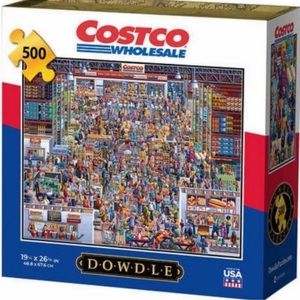 The Costco Wholesale Treasure Hunt Dowdle Puzzle 500 piece